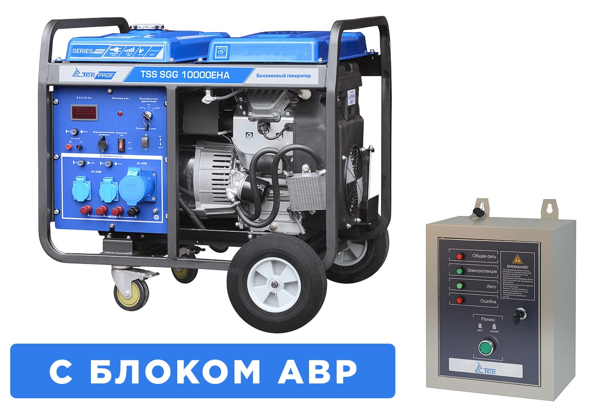 Бензогенератор TSS SGG 10000EHA с АВР — изображение