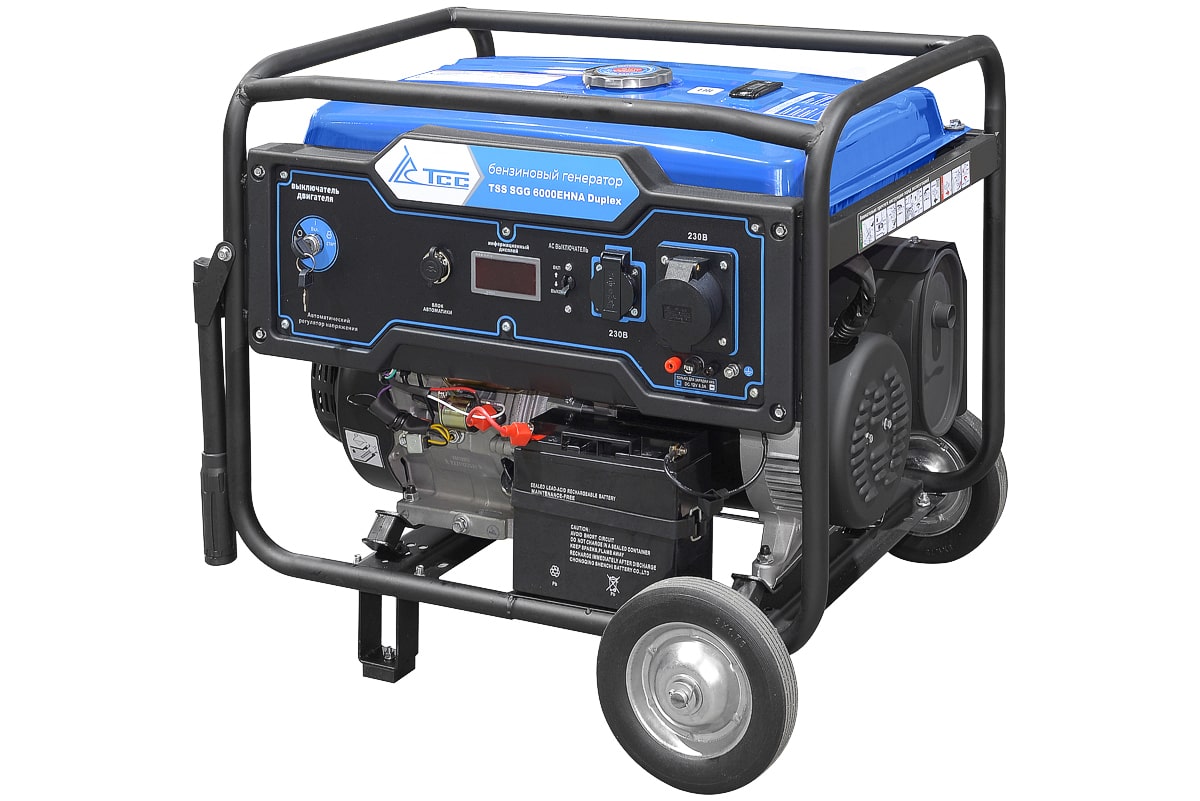Бензогенератор TSS SGG 6000EHNA Duplex — фото 1